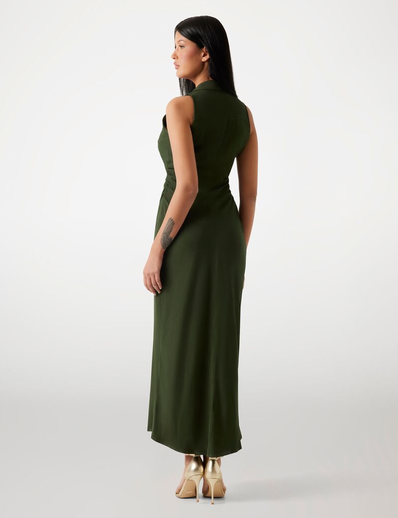 Button-up long dress