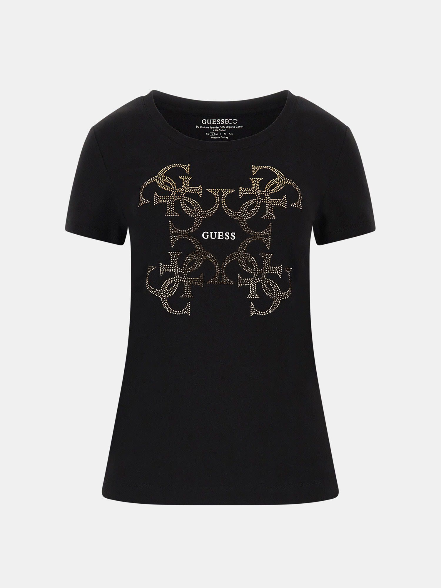 Shop GUESS Online Front Logo Stretch T Shirt