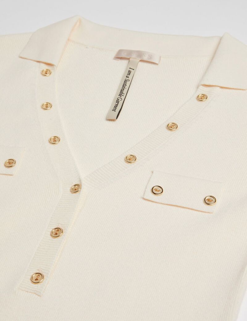 Polo Collar Sweater Dress Polo Collar Sweater Dress