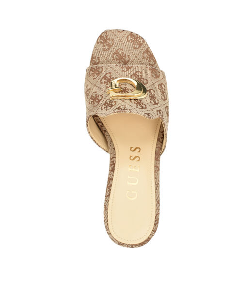 Snapp G logo sandals