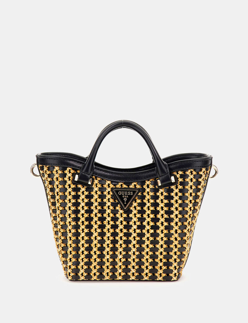 Atalia raffia mini handbag
