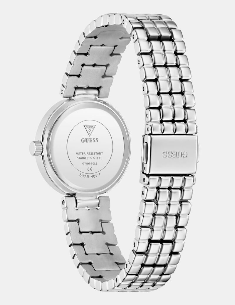 Ladies Silver Tone Analog Watch