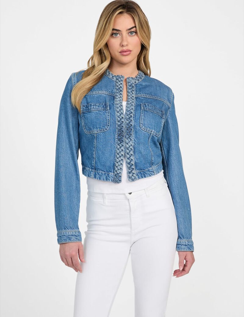Rigid denim jacket