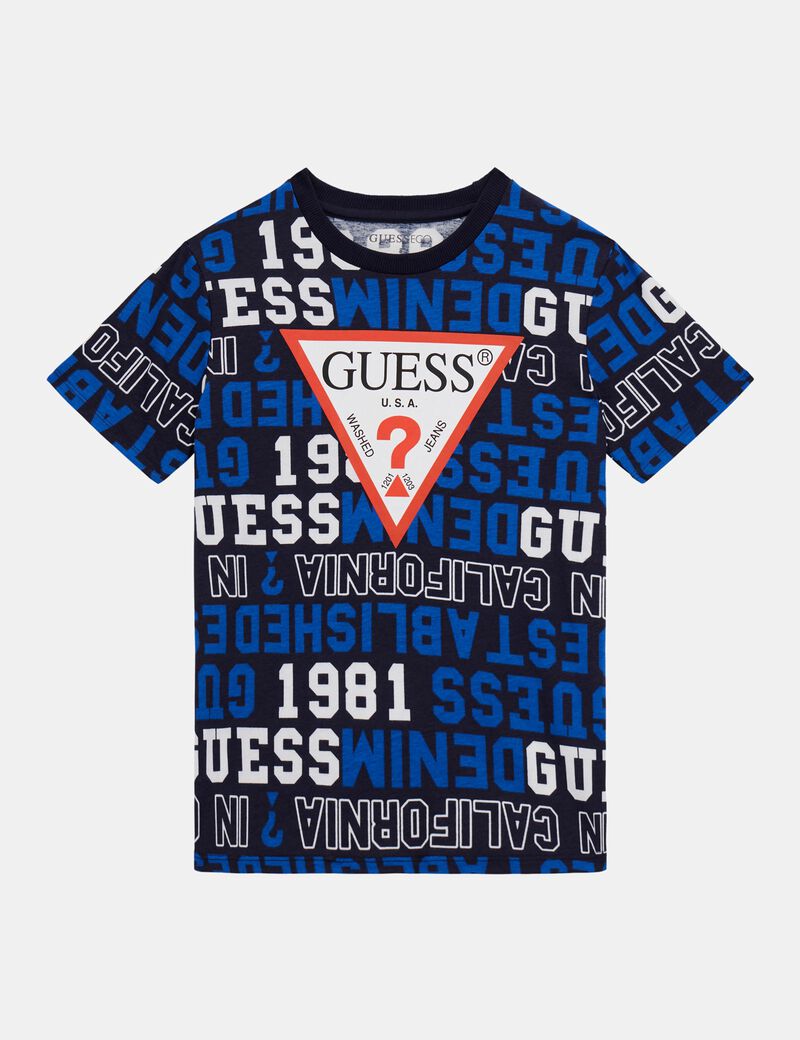 All over print stretch t-shirt