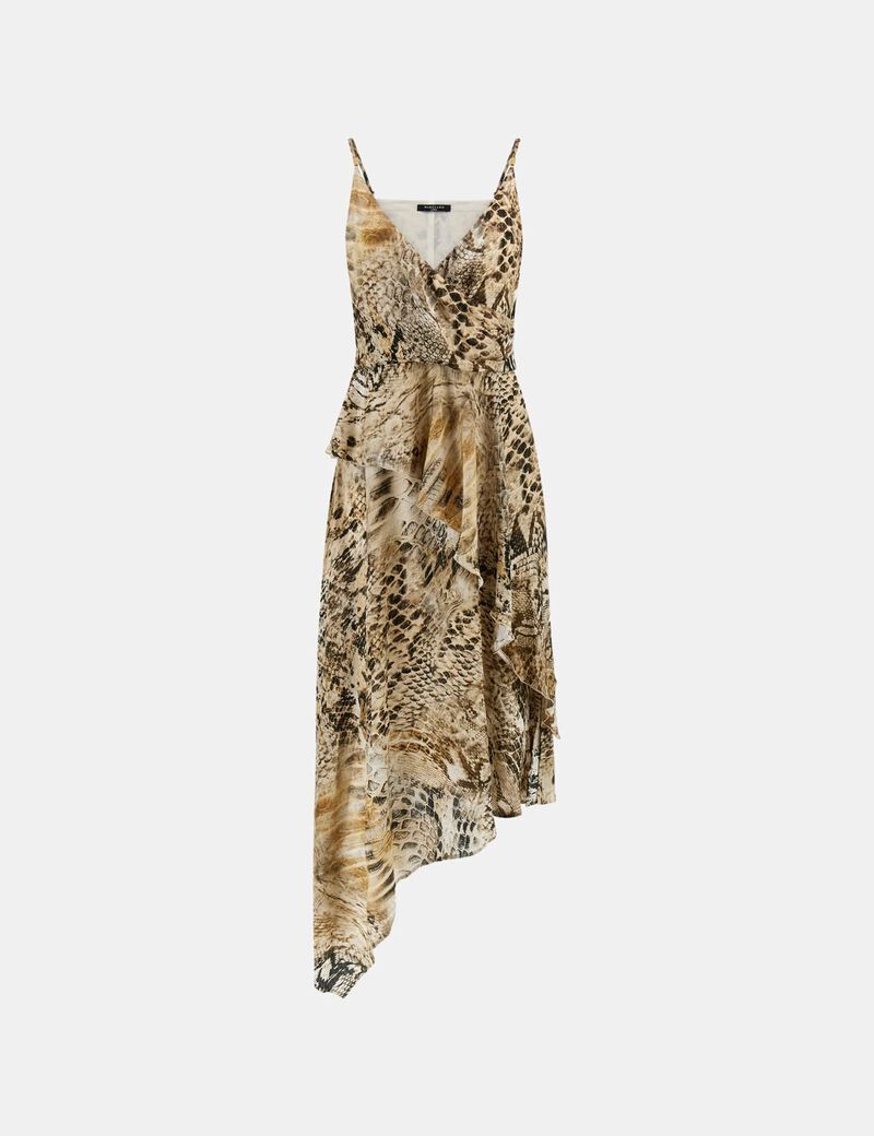 Marciano animal-print midi dress