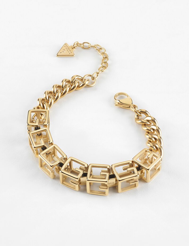 Gold Multi G Chain Bracelet