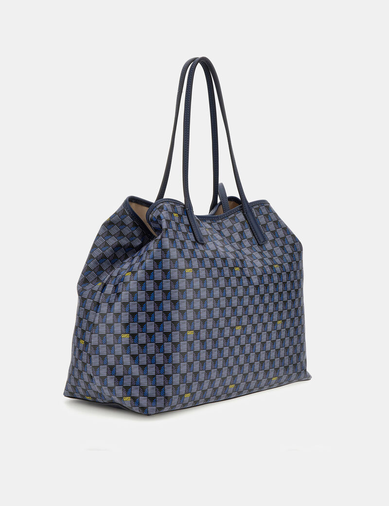 G Wave geometric-print shopper