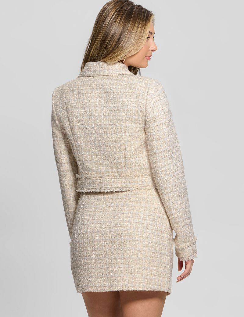 Cropped tweed jacket