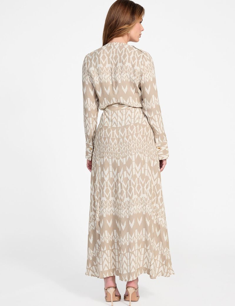 Marciano logo long dress