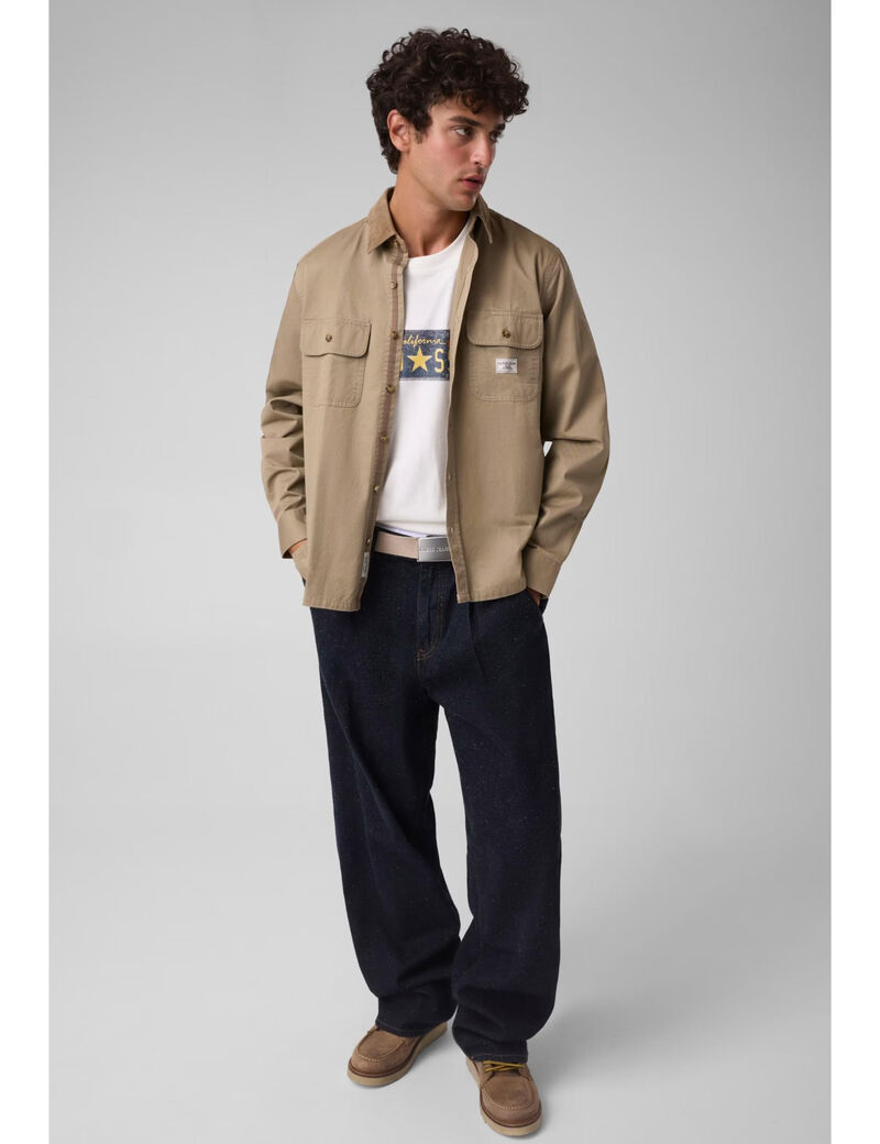 guess regular fit flannel shirt
