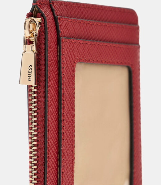 Laurel saffiano credit card holder