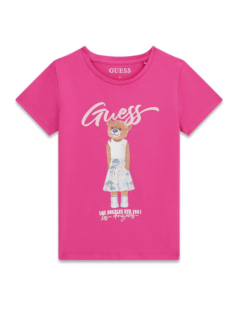 guess teddy bear t shirt