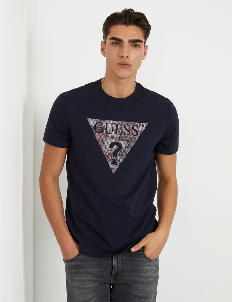 Triangle Logo Stretch T-Shirt