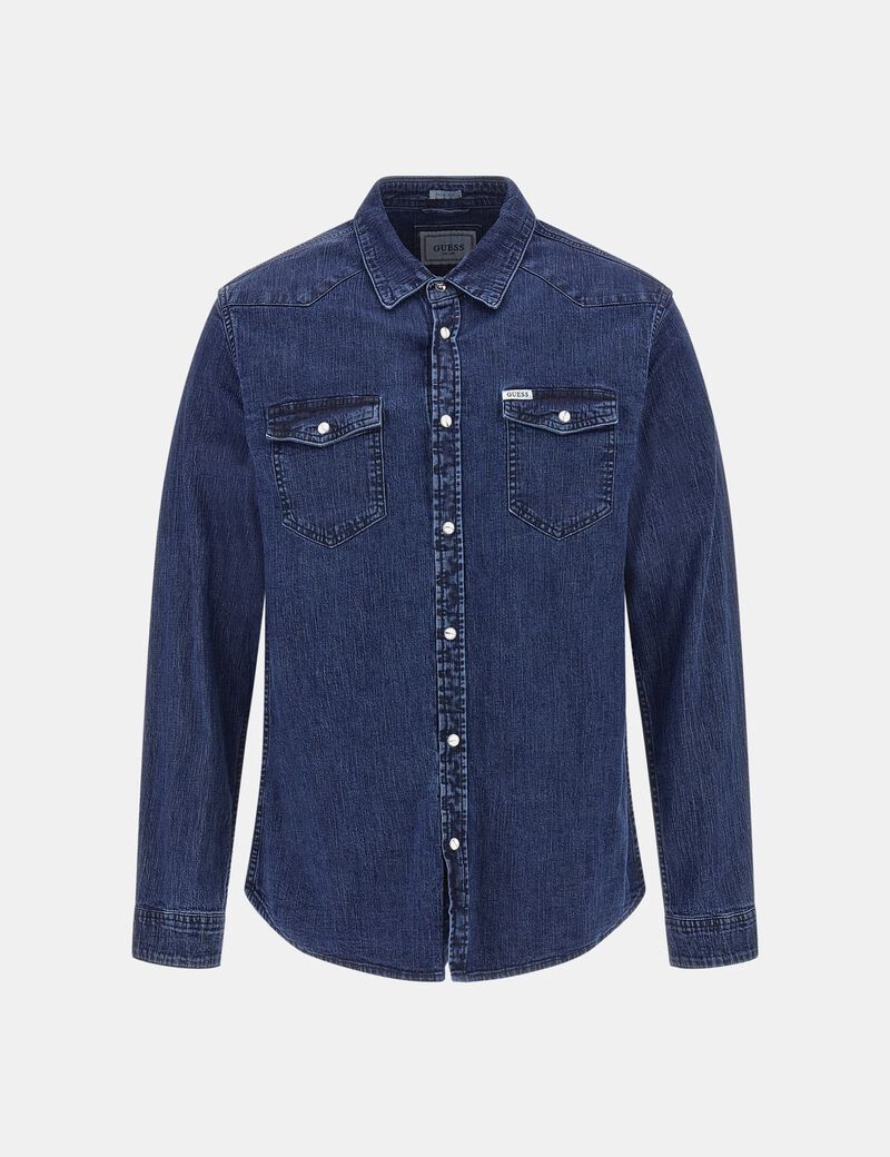 Slim Fit Denim Shirt