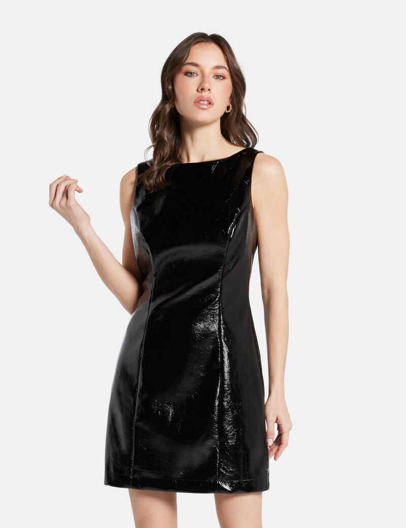 Laurie Vinyl Mini Dress