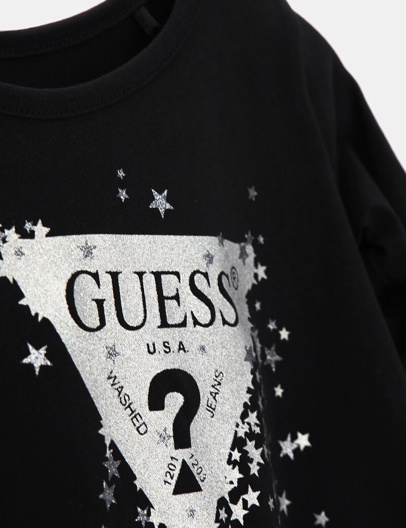 Rhinestones triangle logo t-shirt
