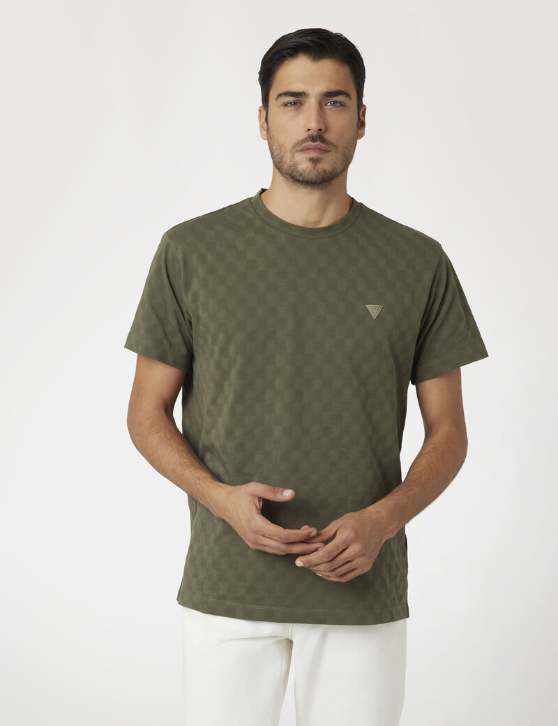 Checked t-shirt