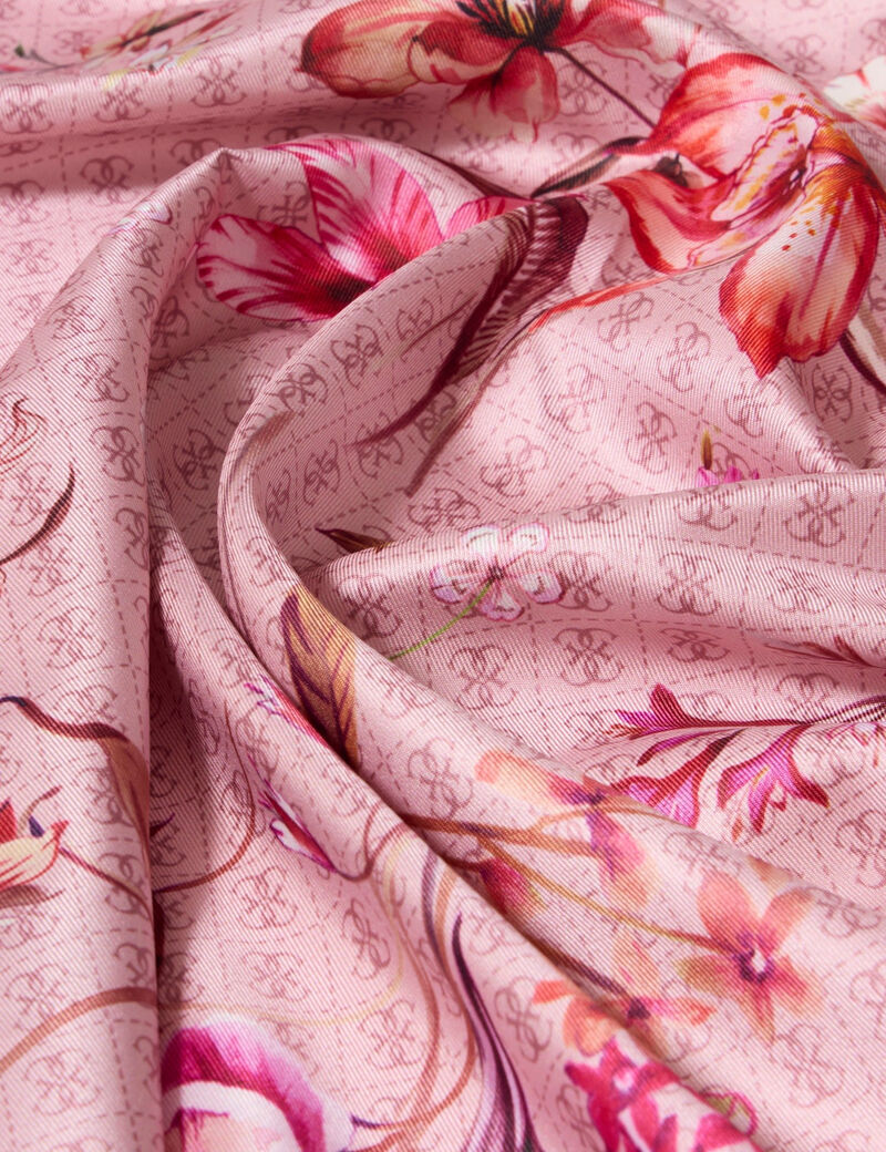 guess floral print foulard