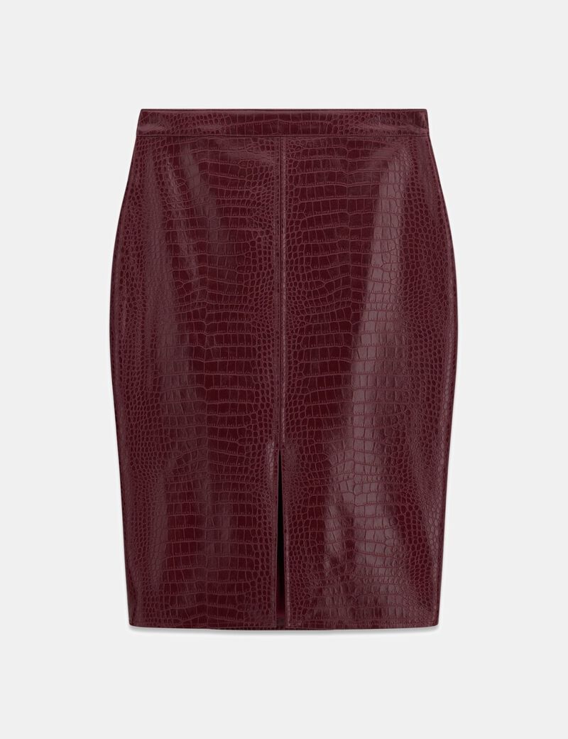 جيس leonie faux leather mini skirt