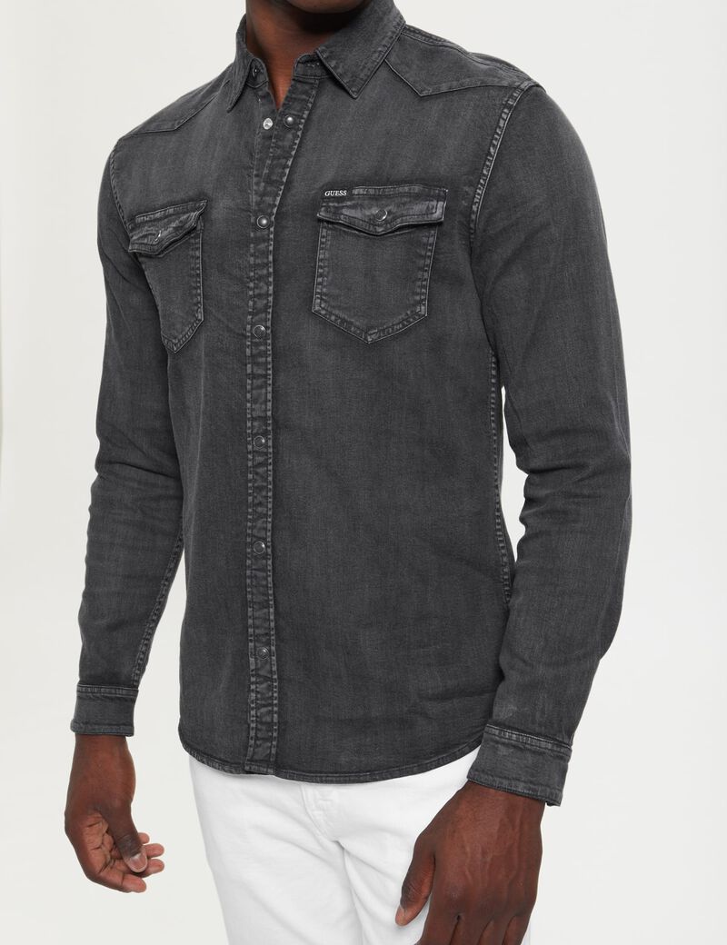 Slim Fit Denim Shirt