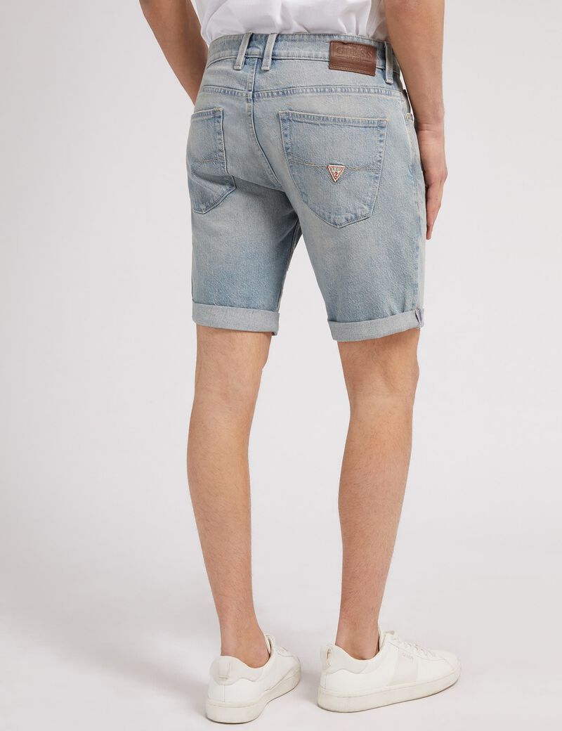 Slim Fit Denim Shorts