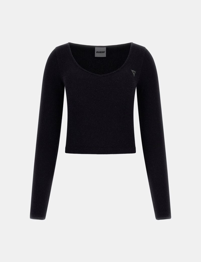 Lurex seamless top