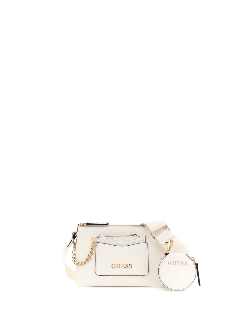 Demetria mini crossbody top zip bag