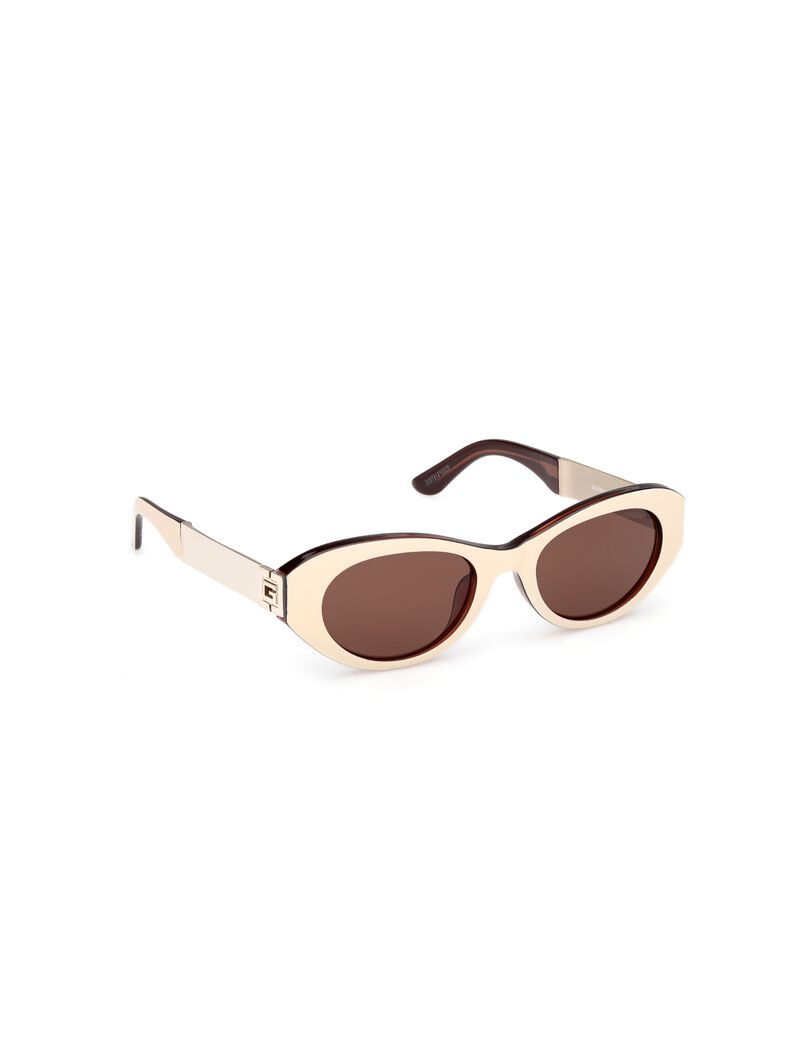 guess oval plastic sunglasses