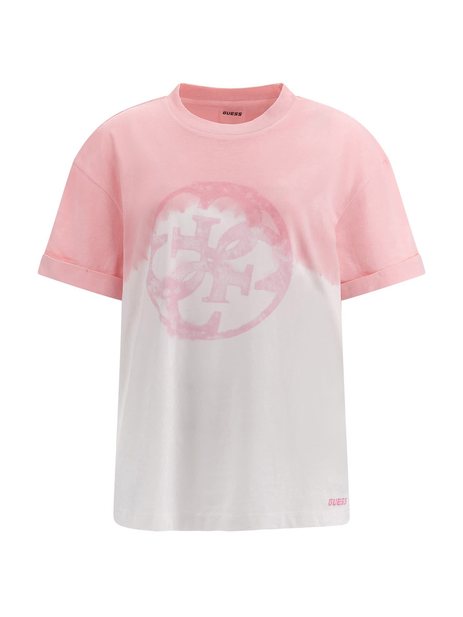 Shop GUESS Online Tie Dye Front Logo T Shirt
