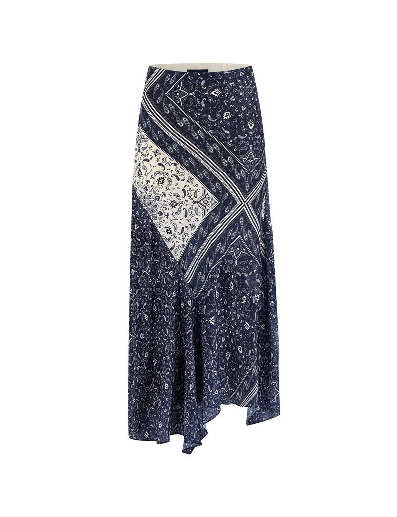All Over Print Long Skirt