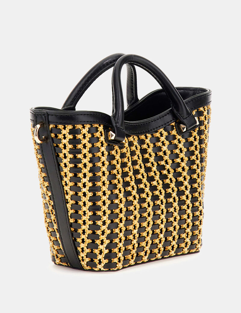 Atalia raffia mini handbag