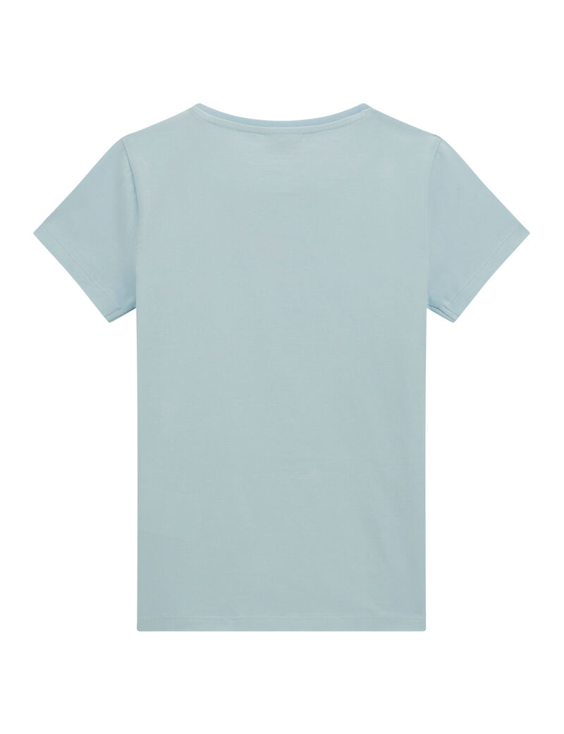 تي شيرت أحجار الراين الأمامية