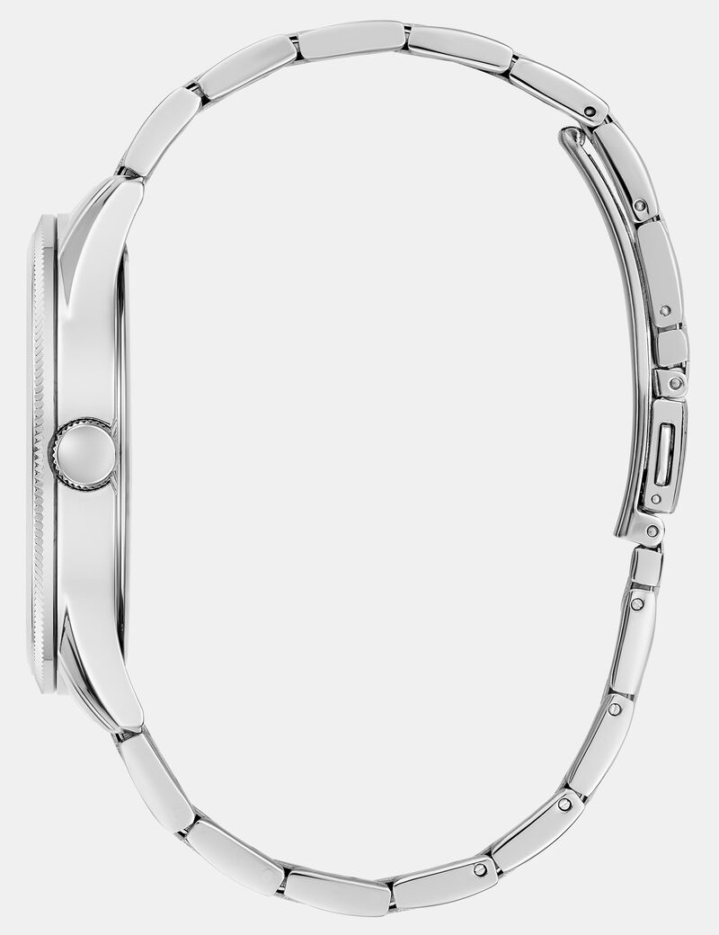 Stainless steel analogue watch