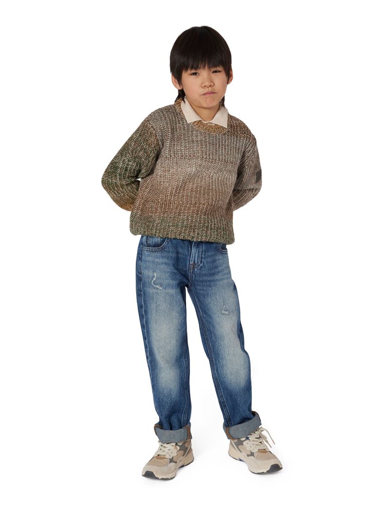 جيس regular fit rigid denim pants