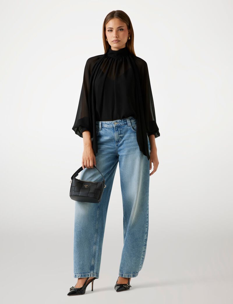 جيس bow blouse