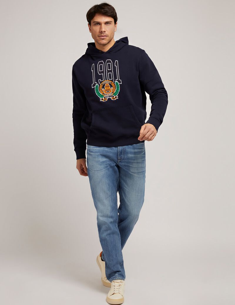 Front Print Hoodie Sweatshirt