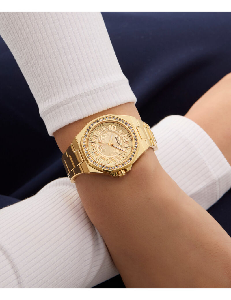 Ladies Gold Tone Analog Watch