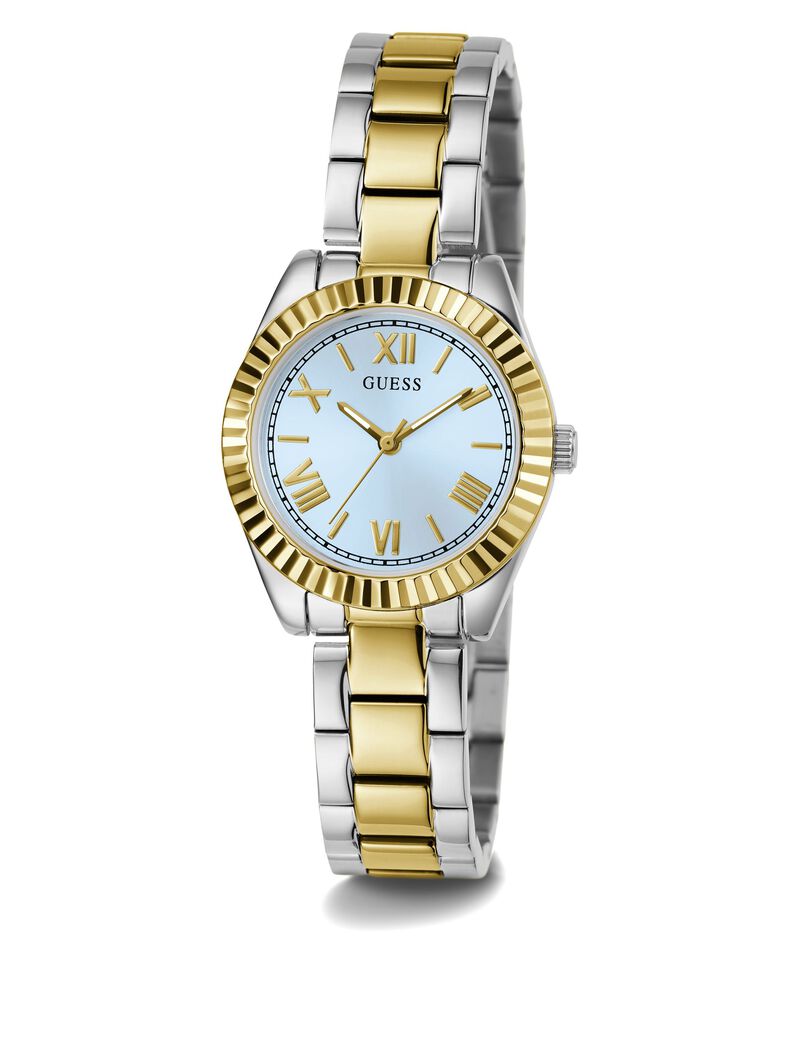 2-Tone Quartz Analog Stainless Steel Watch