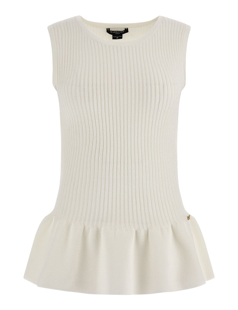 Marciano Rib Knit Sweater Top