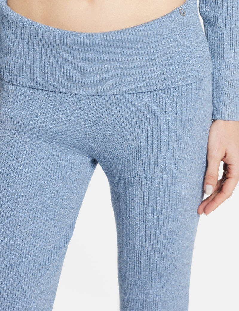 Foldover Rib Flare Nina Pant