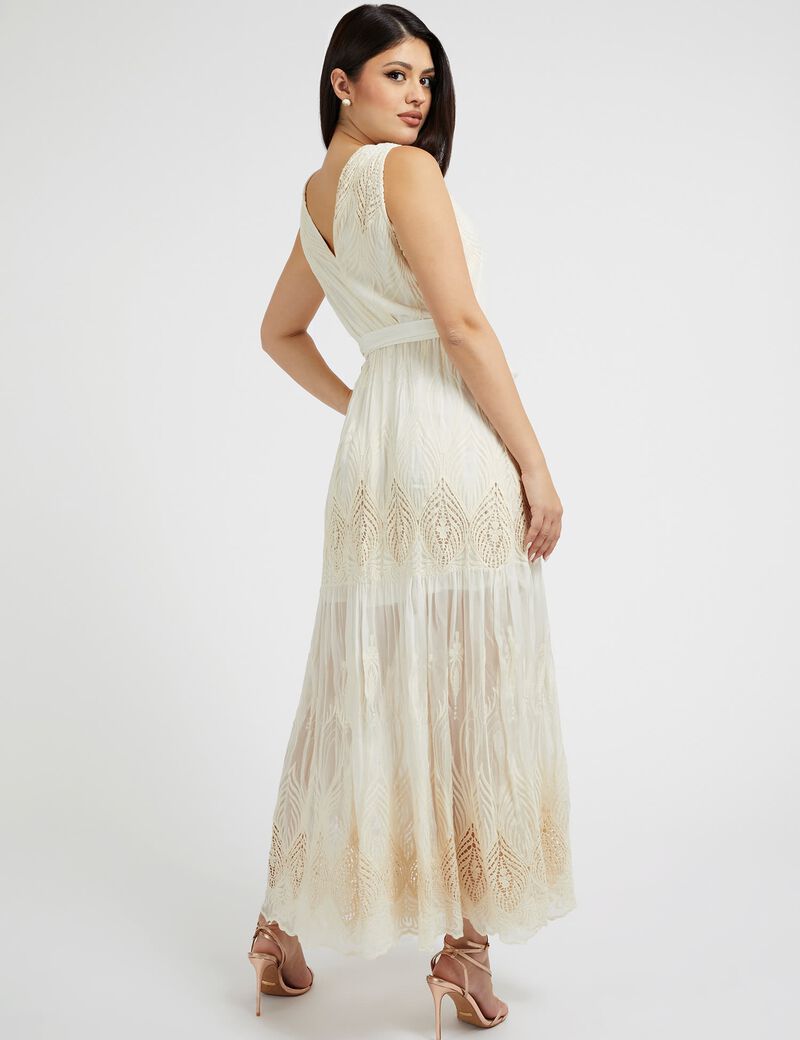 Silk Blend Long Dress