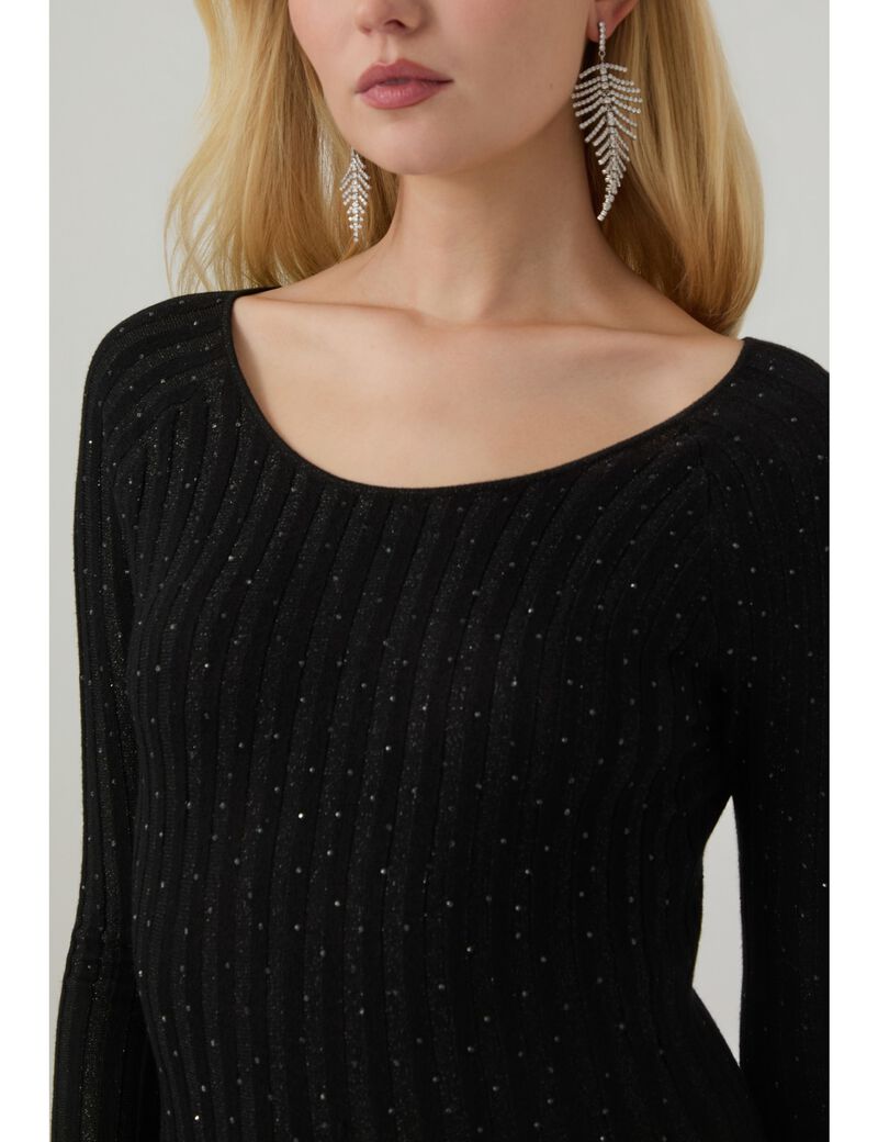 جيس perilla sheer rib dress