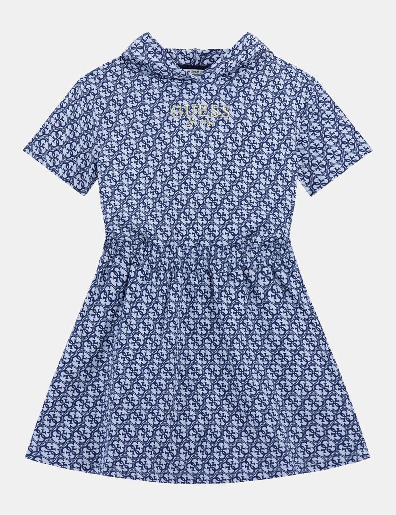 Hooded mini dress