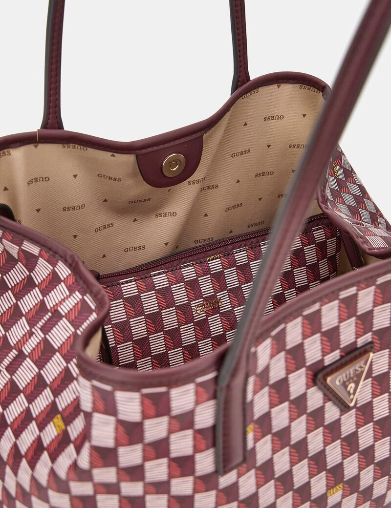 G Wave geometric-print shopper