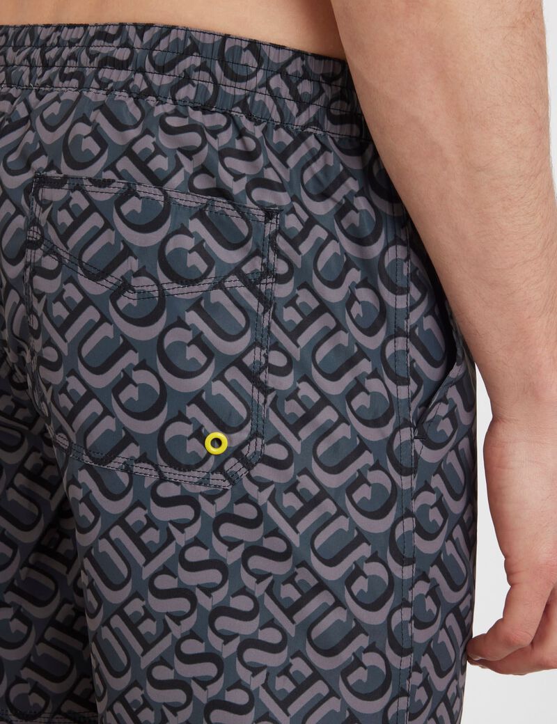 All over logo medium swim trunk