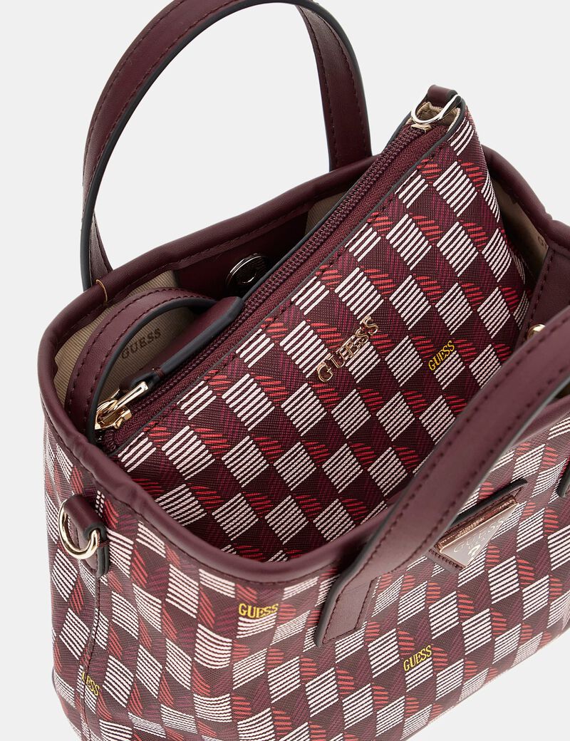 G Wave geometric-print mini handbag
