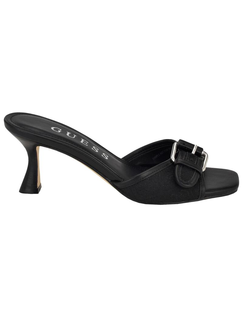 Dista Mid Heel Open Toe with Buckle Sandals 