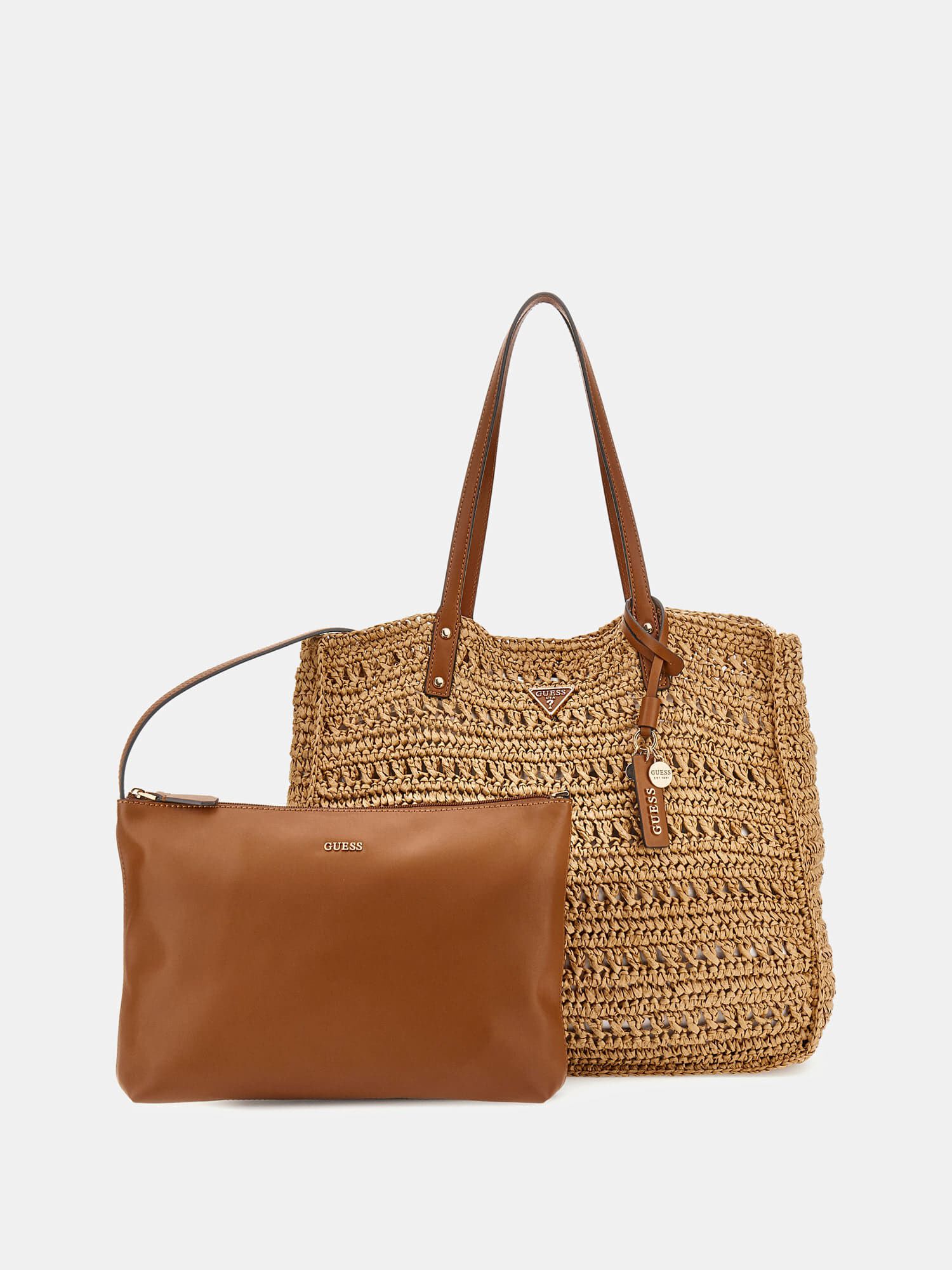 バッグ Irene Shop GUESS Irene Pochette Shopper Bag, Brown | GUESS EGY