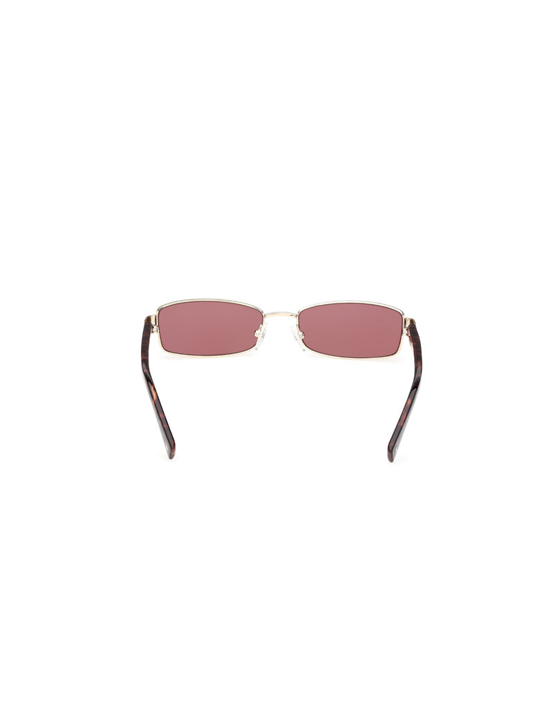 Rectangle metal sunglasses