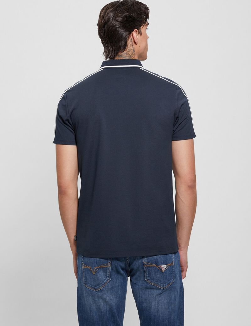 Logo bands polo shirt